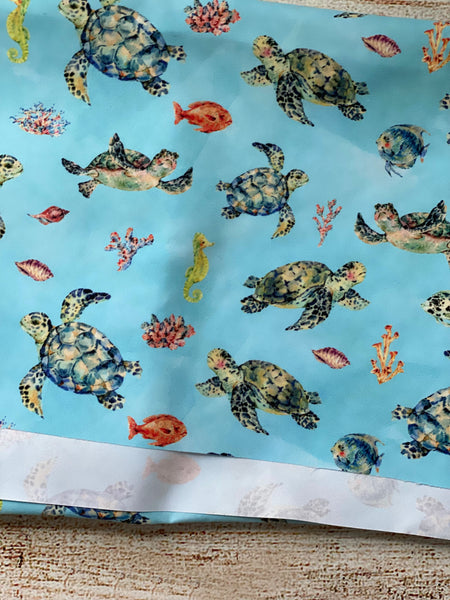 Sea Turtles Board Short fabric